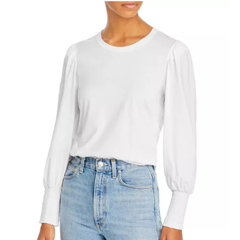 A.L.C. Karter Cotton White Top